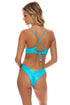 Luli Fama Babes Just Want Sun Cross Back Bustier Top